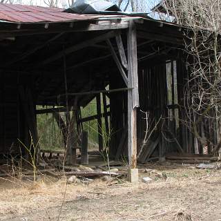 Derelict farm site along Citico