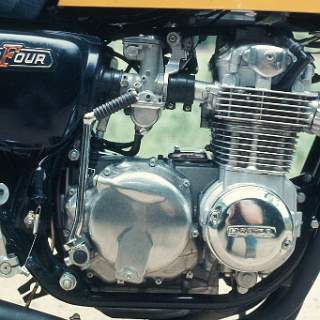 Engine was stock except for the Kurker 4-1 and a rejet. : Motorcycle