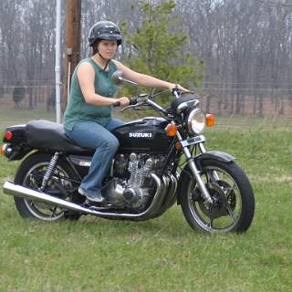 Rosemary gives it a try in the backyard : Rosemary Jones