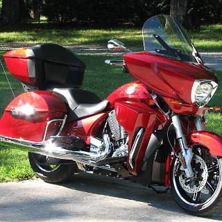 We swapped in the Electra Glide for this bike in June of 2012. Very comfortable and ready for the long haul