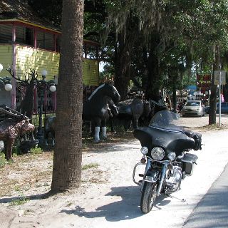 This place near Silver Springs was really weird. Every yard decoration you could possibly think of was here.