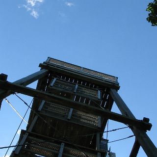 Observation tower at Timms Hill.