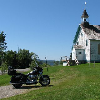 An old Catholic Church north of Nipigon. This is as far north as we will be on the tour.