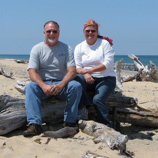 Two more "wrecks" on the beach at Whitefish Point. : Alan