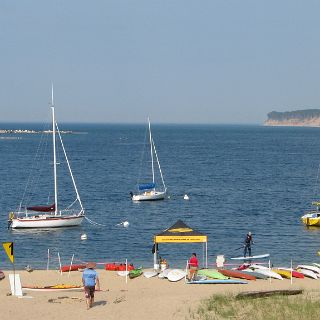 Grand Marais bay on the Northern end of Pictured Rocks National Seashore. : Alan