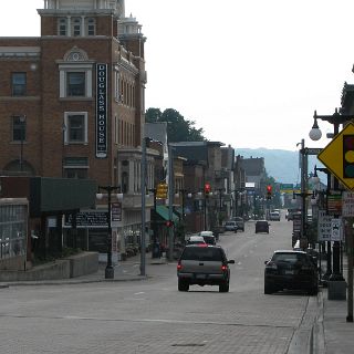 Downtown Houghton MI.