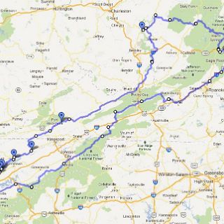 Route as ridden.