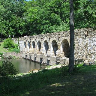 Cumberland Mountain SP. This dam was built completely out of Orchard stone by the Conservation Corps in the mid 30's