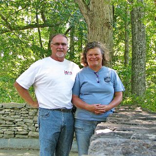 On the bluff above the Duck River.