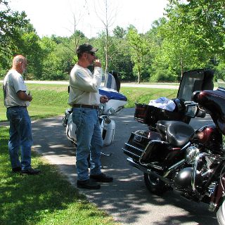 Taking a break at Indian Mountain. : Alan