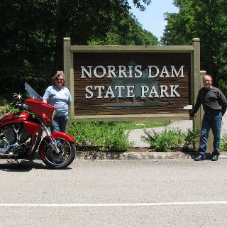 There are two separate sections to this park, this is the west section. The east section is on the other side of Norris lake at the dam. : Alan