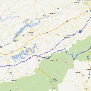 Updated route as it was ridden.