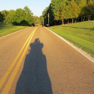 A typical west Tennessee two lane.