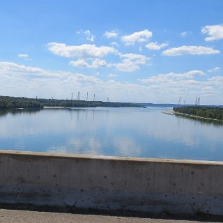 Crossing Kentucky lake.