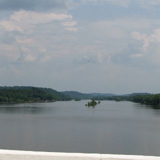 Crossing Chickamauga lake on hwy 58