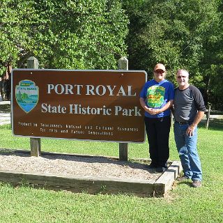 Situated where the Sulphur Fork Creek meets the Red River, Port Royal is the site of one of the earliest colonial communities and trading  posts in middle Tennessee. It was once an important road and river junction.