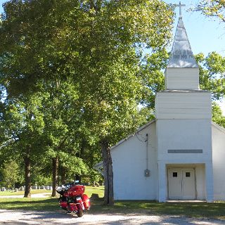 A break along the way between David Crockett and Mousetail Landing.