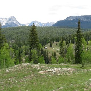 Climbing to Molas pass