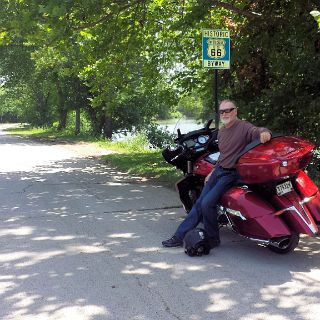 Old Route 66 in western Missouri northeast of Joplin.