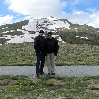 Independence Pass . It was cold...no, it was very cold here.