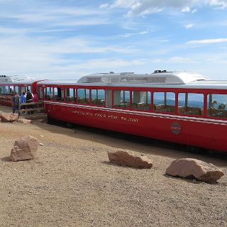 The Pikes Peak cog railway