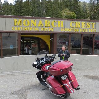 Our first crossing of the continental  divide on hwy 50