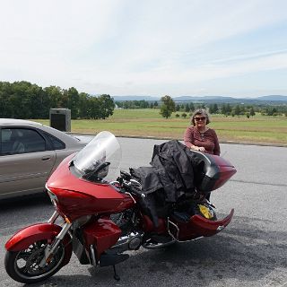 At Gettysburg Battle Park : Motorcycle, Riding, Touring