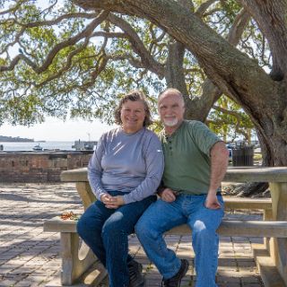 Walking around in St Simons : Alan Jones, Camping, Riding, Susan Jones, Touring