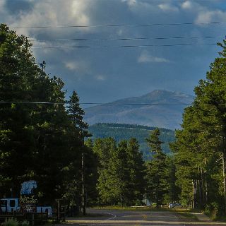 Downtown East Glacier Park : Touring