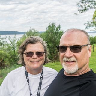 Roadside break near, Pepin WI : Touring