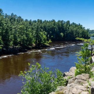 Taylors Falls, MN. The end of the Wisconsin Ice age trail and : Touring