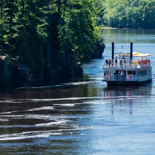 Taylors Falls, MN. The end of the Wisconsin Ice age trail and : Touring