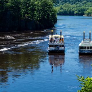 Taylors Falls, MN. The end of the Wisconsin Ice age trail and : Touring