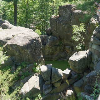 Taylors Falls, MN. The end of the Wisconsin Ice age trail and : Touring