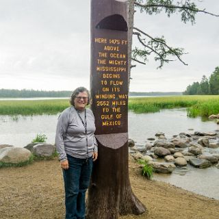 At the Mississppi headwaters. : Touring