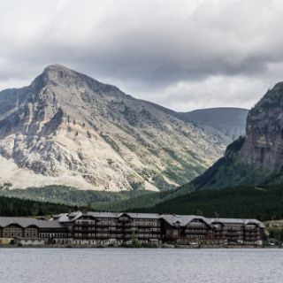 A run up into the Many Glacier Hotel area. : Touring