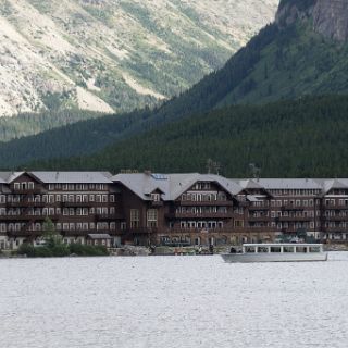 A run up into the Many Glacier Hotel area. : Touring