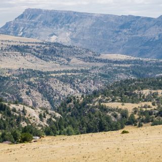 Overlooking Clarks Fork of the Yellowstone : Touring