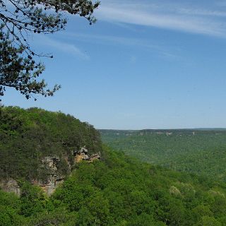 View east into the Savage Gult state wilderness area.